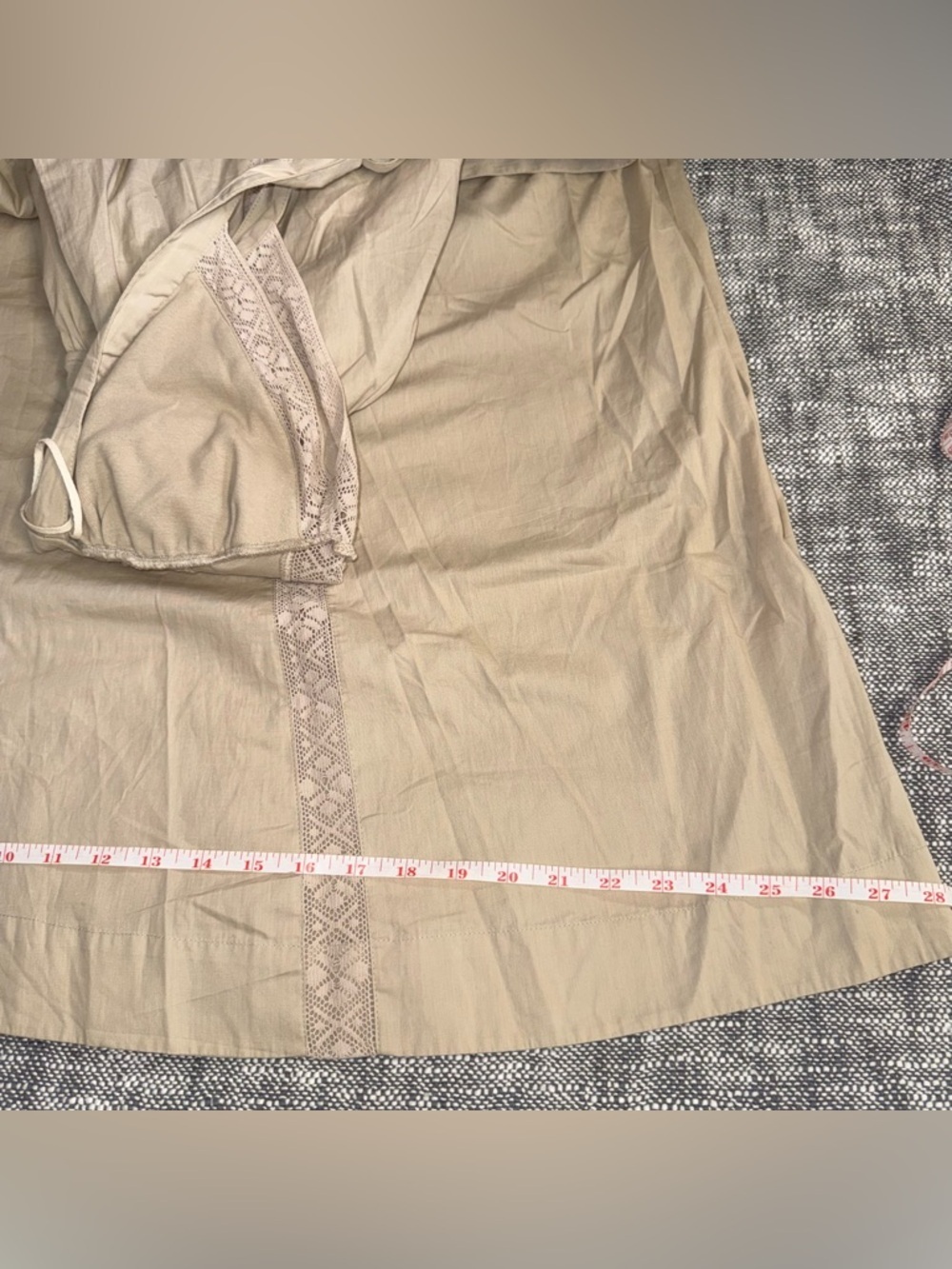 Free People Making Moments Jumpsuit Wide Leg Backless Tan Cream - Picture 8 of 11